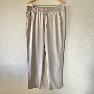 Hurley Pull On Pants Women’s L Light Gray Lightweight Moisture Wicking UPF 50